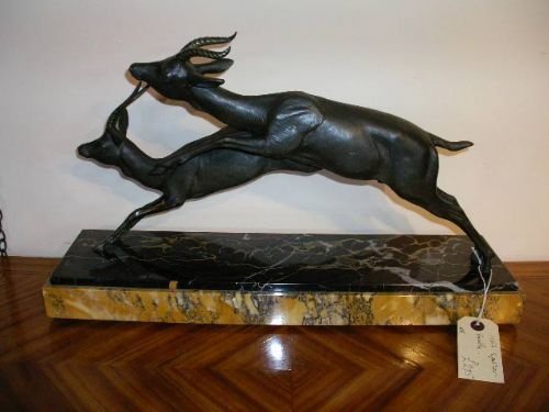 1930'S Spelter Gazelle