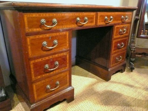 Mahogany Writing Desk Edwardian