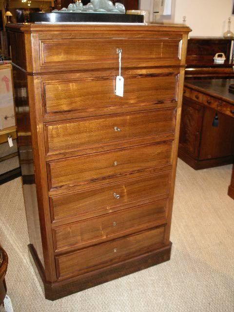 Tall Rosewood Chest of Drawers