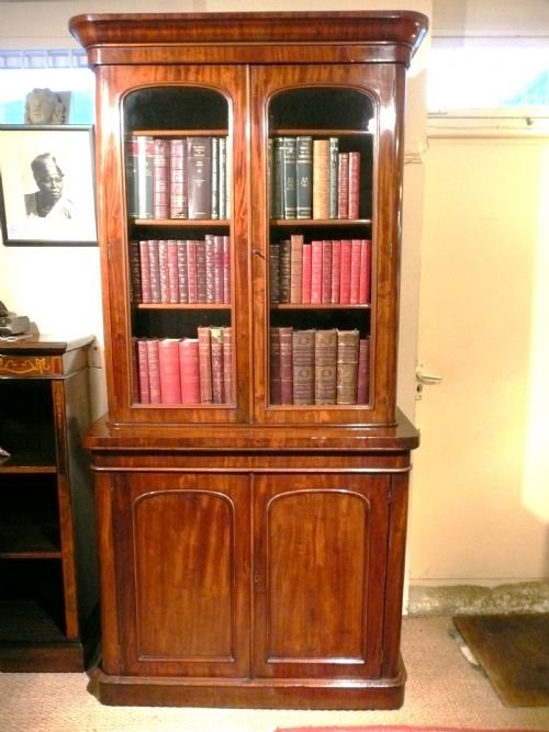 Mahogany Bookcase Victorian