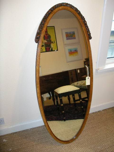 1920'S 30'S Oval Mirror