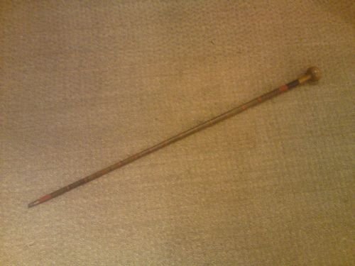 Walking Stick Made from Leather