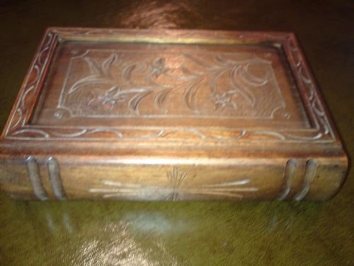 Carved Box in Form of Book