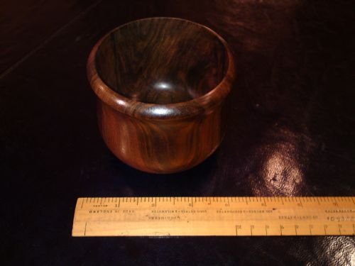 Turned Black Walnut Pot