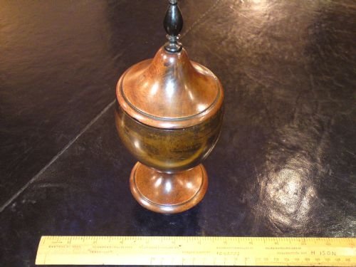 Turned Coconut and Mahogany Cup