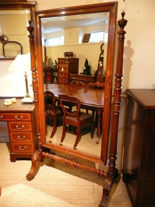 Cheval Mirror Edwardian