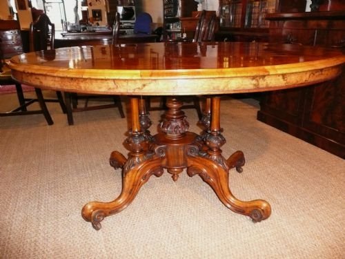 Walnut Dining Table Victorian