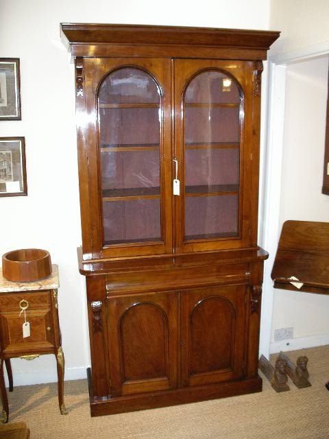 Victorian 2 Part Bookcase
