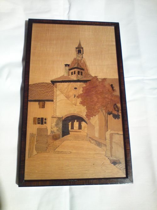 Superb Marquetry Panel