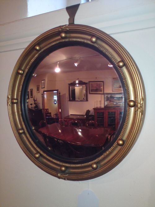 Regency Style Convex Mirror