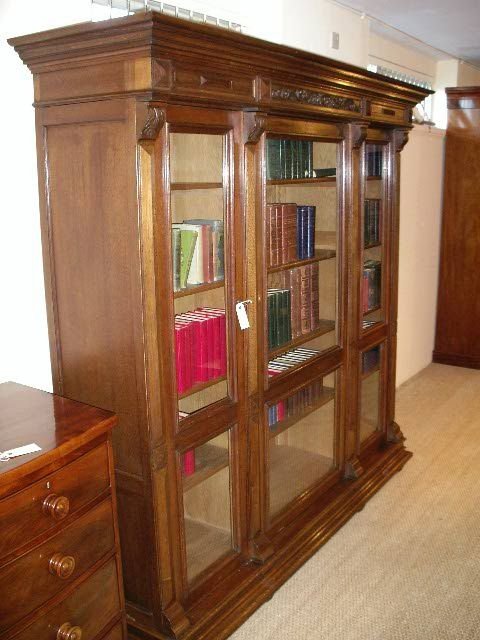 Oak Bookcase Large Library
