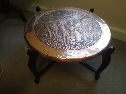 Copper Top Coffee Table