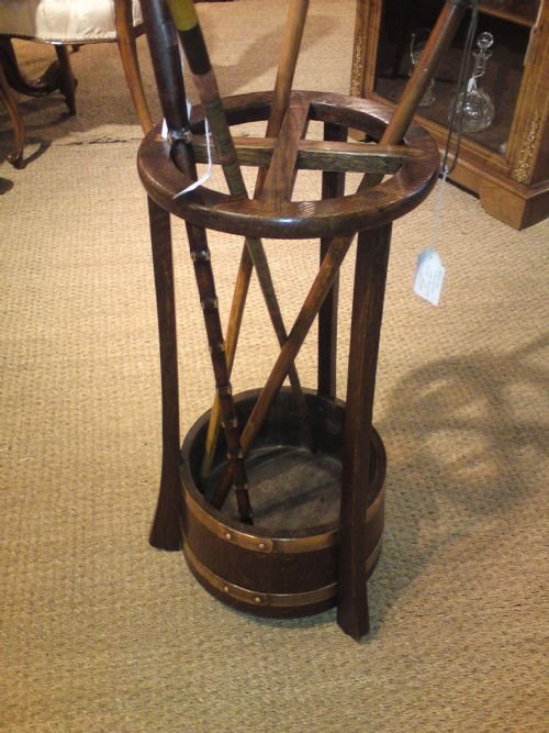 Oak Stick Stand