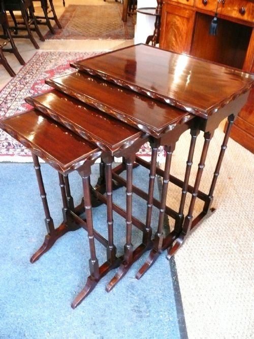 Nest of Tables Mahogany