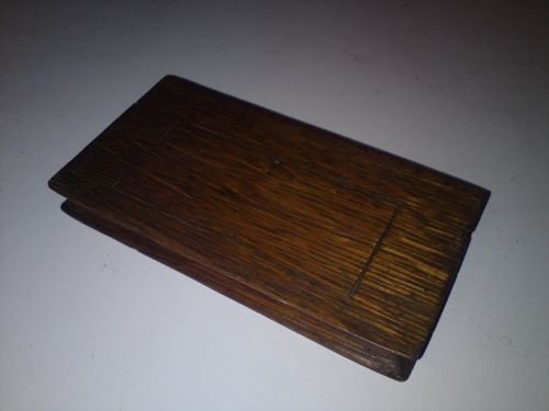 Treen,oak Snuff Box in Book Form