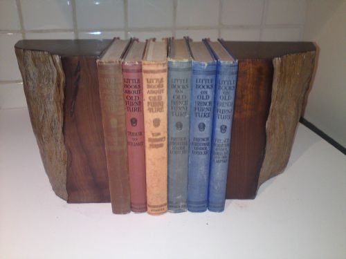 Pair of "Naturalistic" Mahogany Bookends