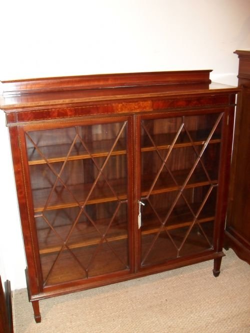 Edwardian Bookcase / Cabinet