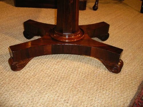 fig 1. VICTORIAN ROSEWOOD SWIVEL TOP CARD TABLE 