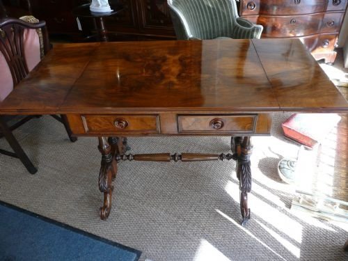 fig 1. SOFA TABLE WALNUT C1880