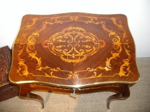 fig 1. INLAID WORK TABLE / DRESSING TABLE