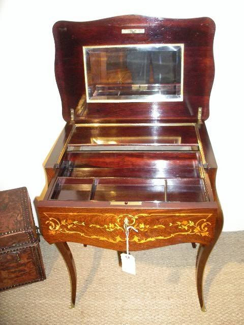 fig 2. INLAID WORK TABLE / DRESSING TABLE