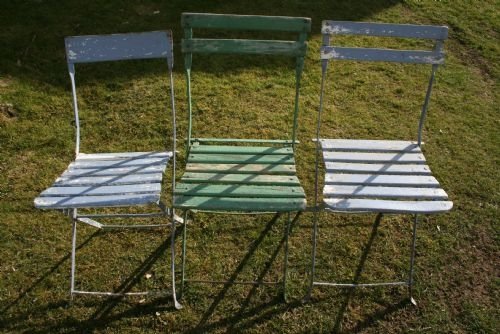 French Painted Bistro Chairs