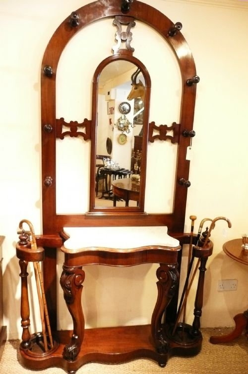 Hallstand Victorian Mahogany