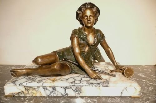 Art Deco Figure of a Boy