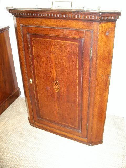 Oak Corner Cupboard