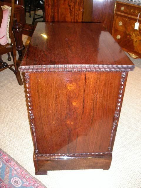fig 1. SMALL ROSEWOOD CHEST OF DRAWERS 