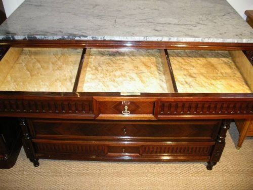 fig 1. CHEST OF DRAWERS / FRENCH ROSEWOOD COMMODE 