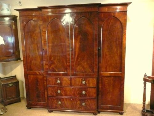 Mahogany Wardrobe Large C1830