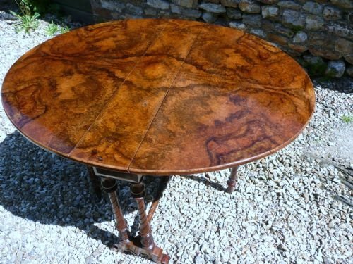 fig 1. WALNUT DROP- LEAF TABLE