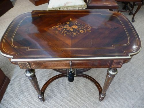 fig 1. WRITING DESK, CENTER TABLE. C1880