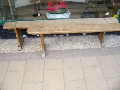 Pair of Oak Benches