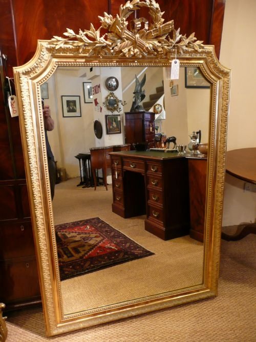 Gilt Overmantle Mirror
