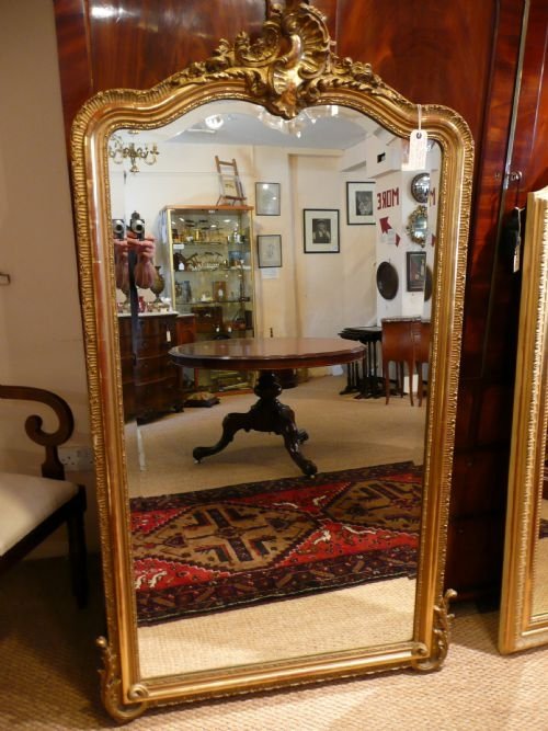 Gilt Overmantle Mirror C1890