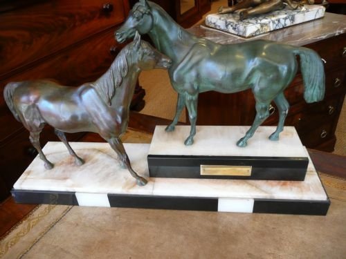 Art Deco Figures.. Horses