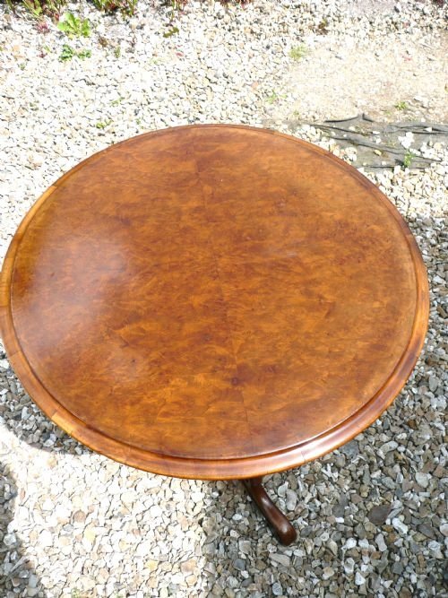 Walnut Tripod Table Victorian