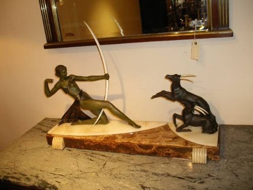 Art Deco Spelter Figure