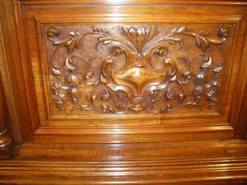 fig 1. WALNUT DISPLAY CABINET 