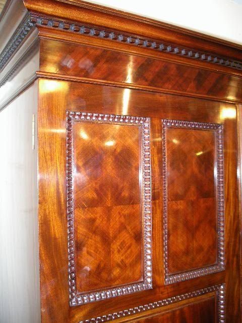 fig 1. EDWARDIAN MAHOGANY WARDROBE