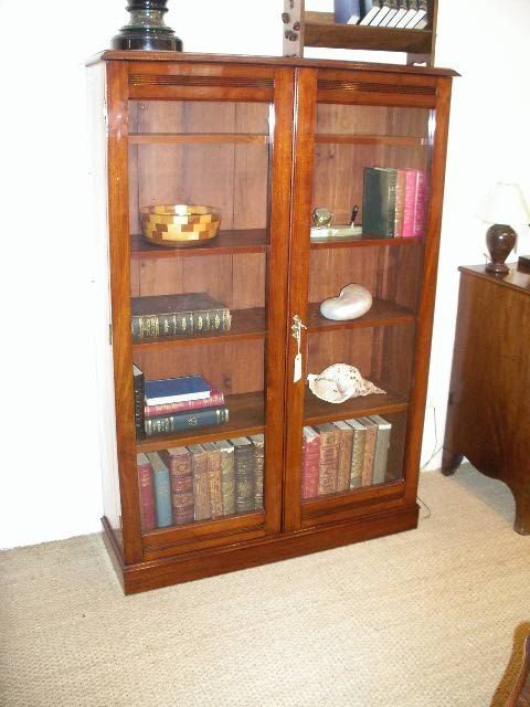 2 Door Mahogany Bookcase
