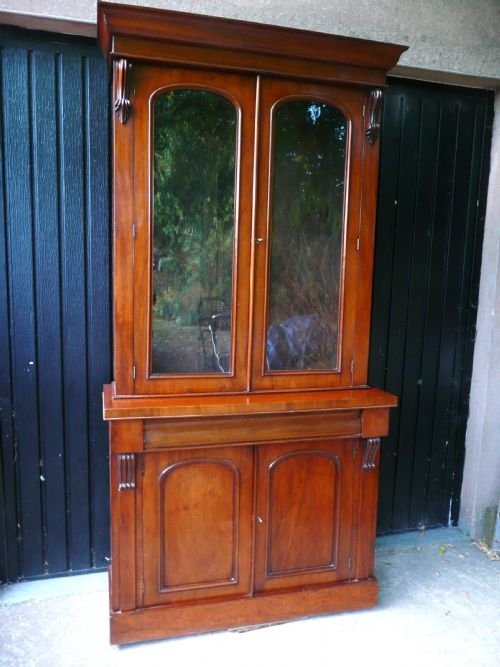 Victorian Mahogany Bookcase C1880