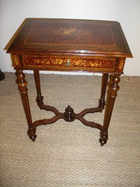 Inlaid Ladies Work Table / Dressing Table 
