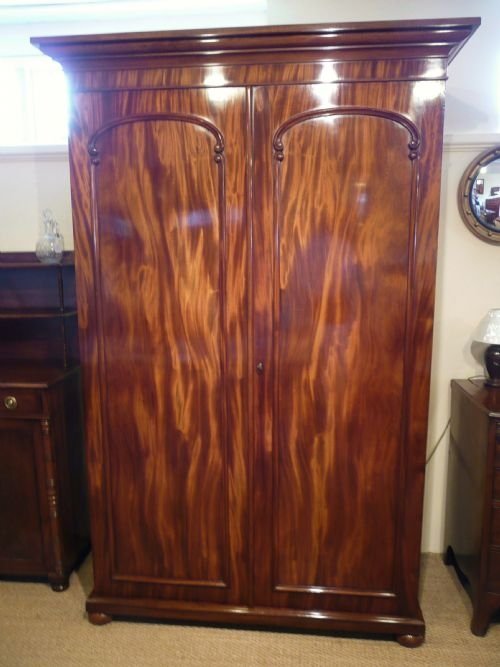 Mahogany Wardrobe 2 Door C1850