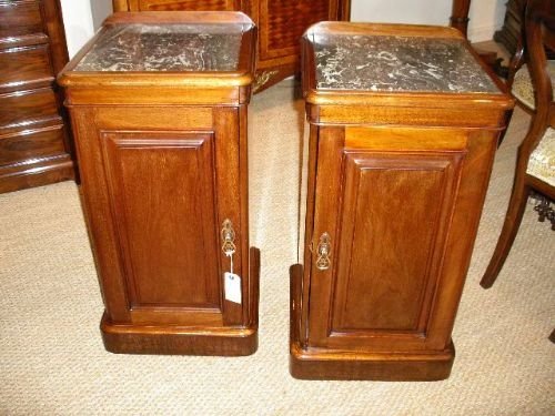 Pair of Mahogany Bedside Cabinets