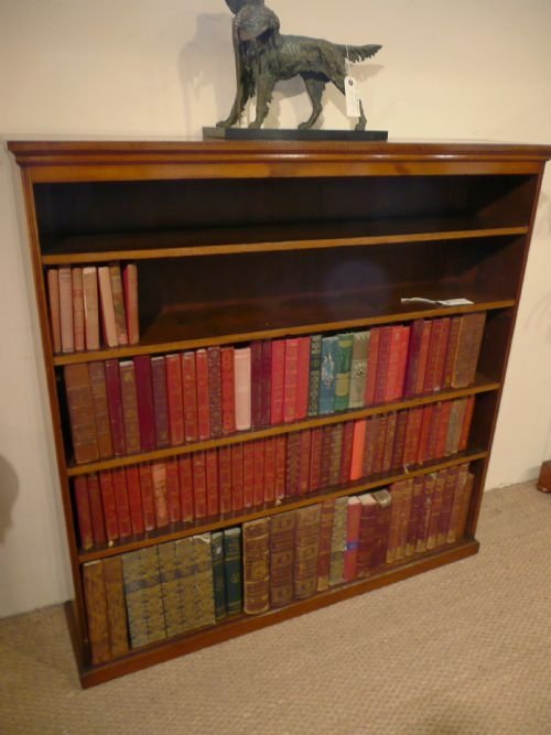 Mahogany Open Bookcase C 1910