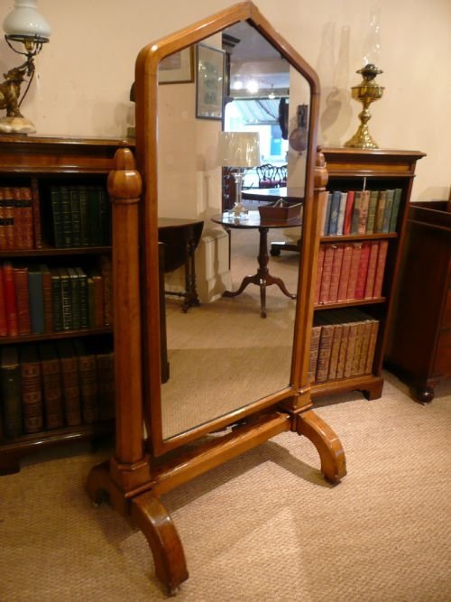 Cheval Mirror. Oak C 1895