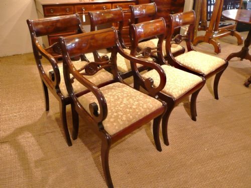 Georgian Mahogany Dining Chairs..6